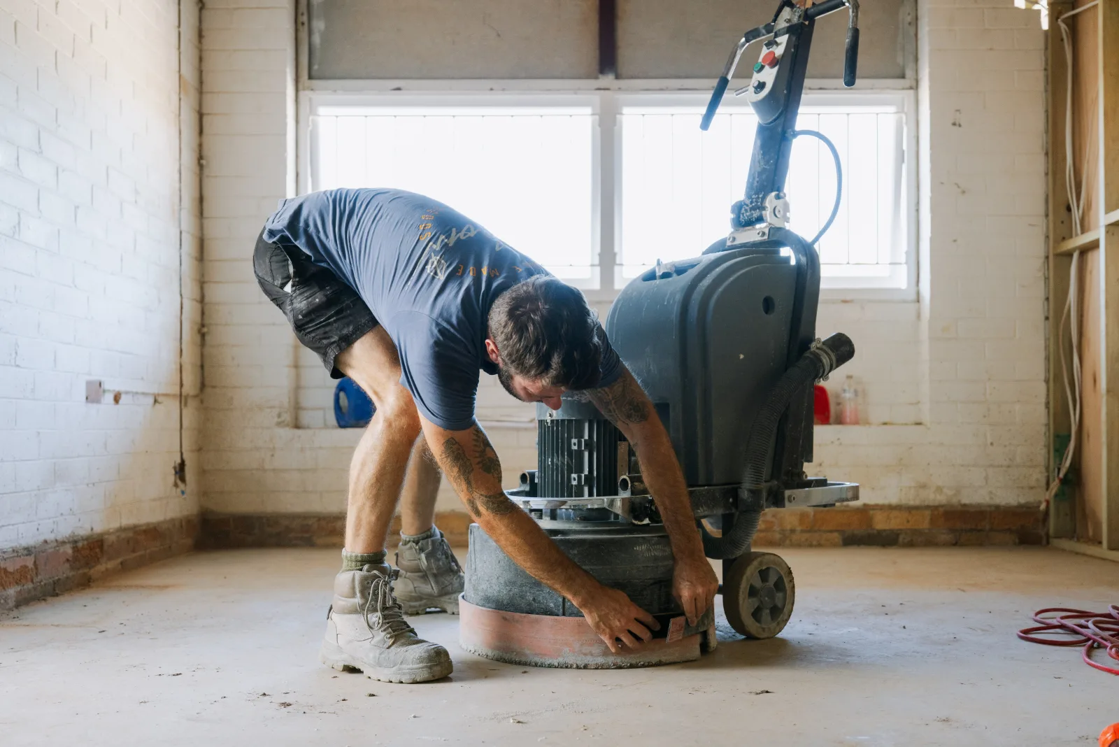 New home concrete floor preparation Brisbane